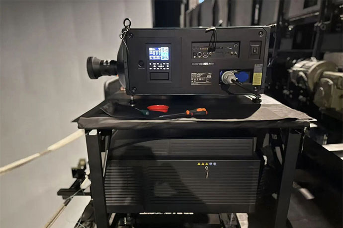 Wincomn Technology has upgraded the projection system to the Griffyn 4K50-RGB pure laser projector. Images courtesy of Wincomn Technology.