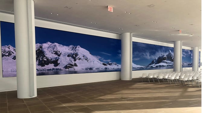 High performance LED wall solution at Interactive Corp