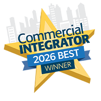 Commercial Integrator InfoComm 2026 Best of Show award logo